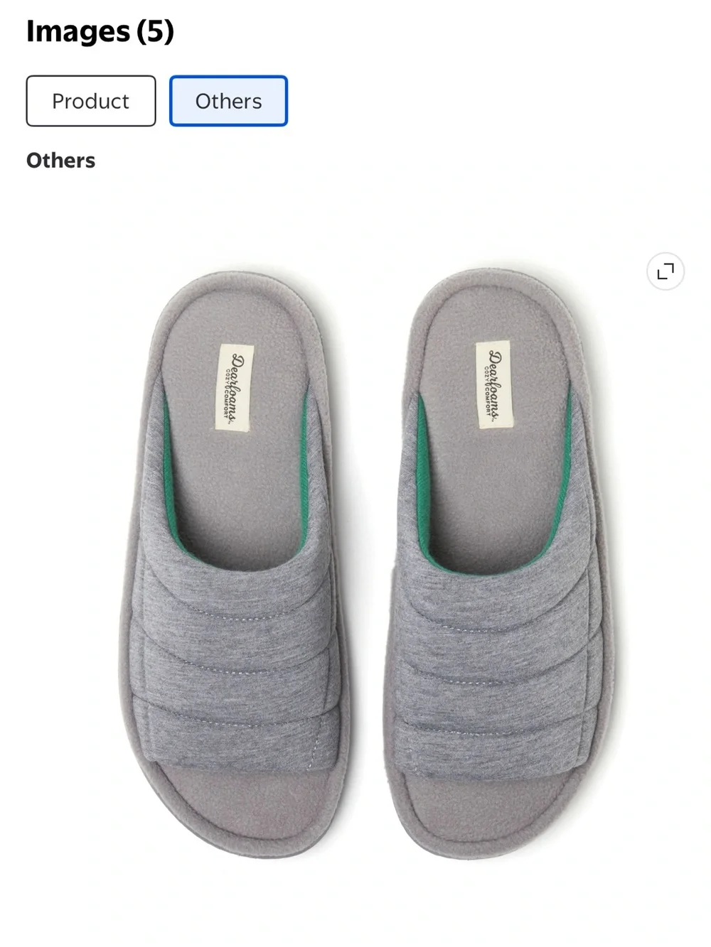 Gray Slide-On Women’s Slippers by
